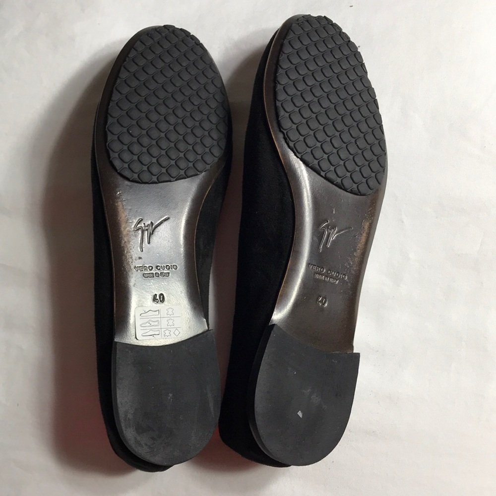 Giuseppe Zanotti Flats - Black Suede, Size 10 US, with Dust Jacket - Picture 3 of 8